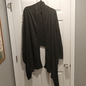 Multi way wrap sweater, cotton/cashmere, L